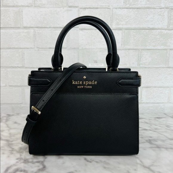 kate spade Handbags - Kate Spade Staci Black Small Satchel Crossbody